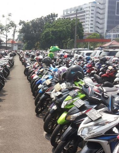 Penataan parkir yang rapih