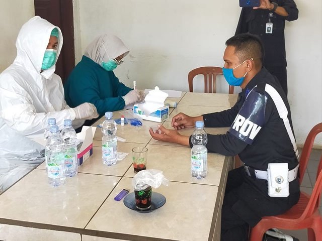 Tes kesehatan Covid-19